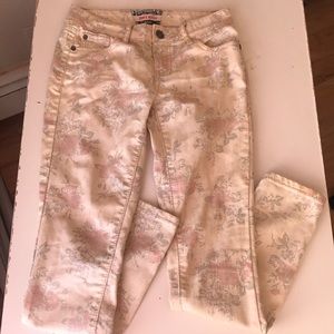Used pastel floral pants
